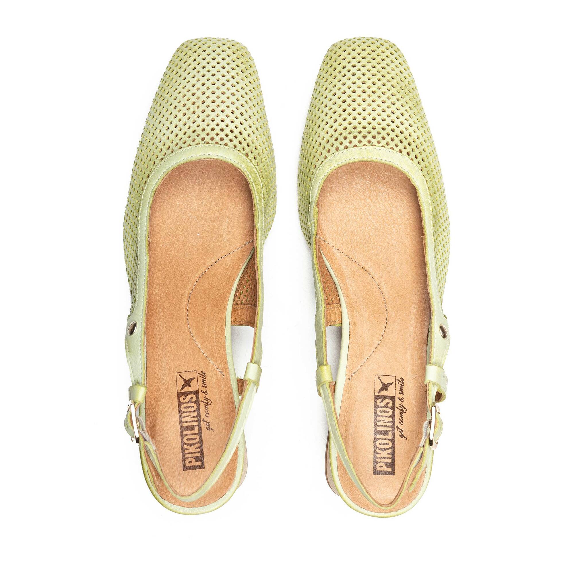 Pantofi confortabili cu toc din piele naturala 