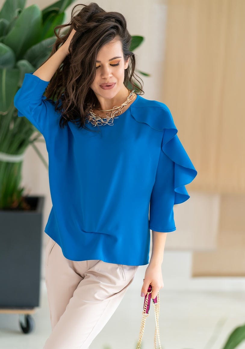 Bluza lejera din satin