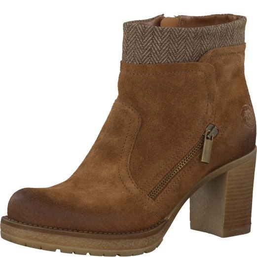 Botine confortabile din piele intoarsa naturala