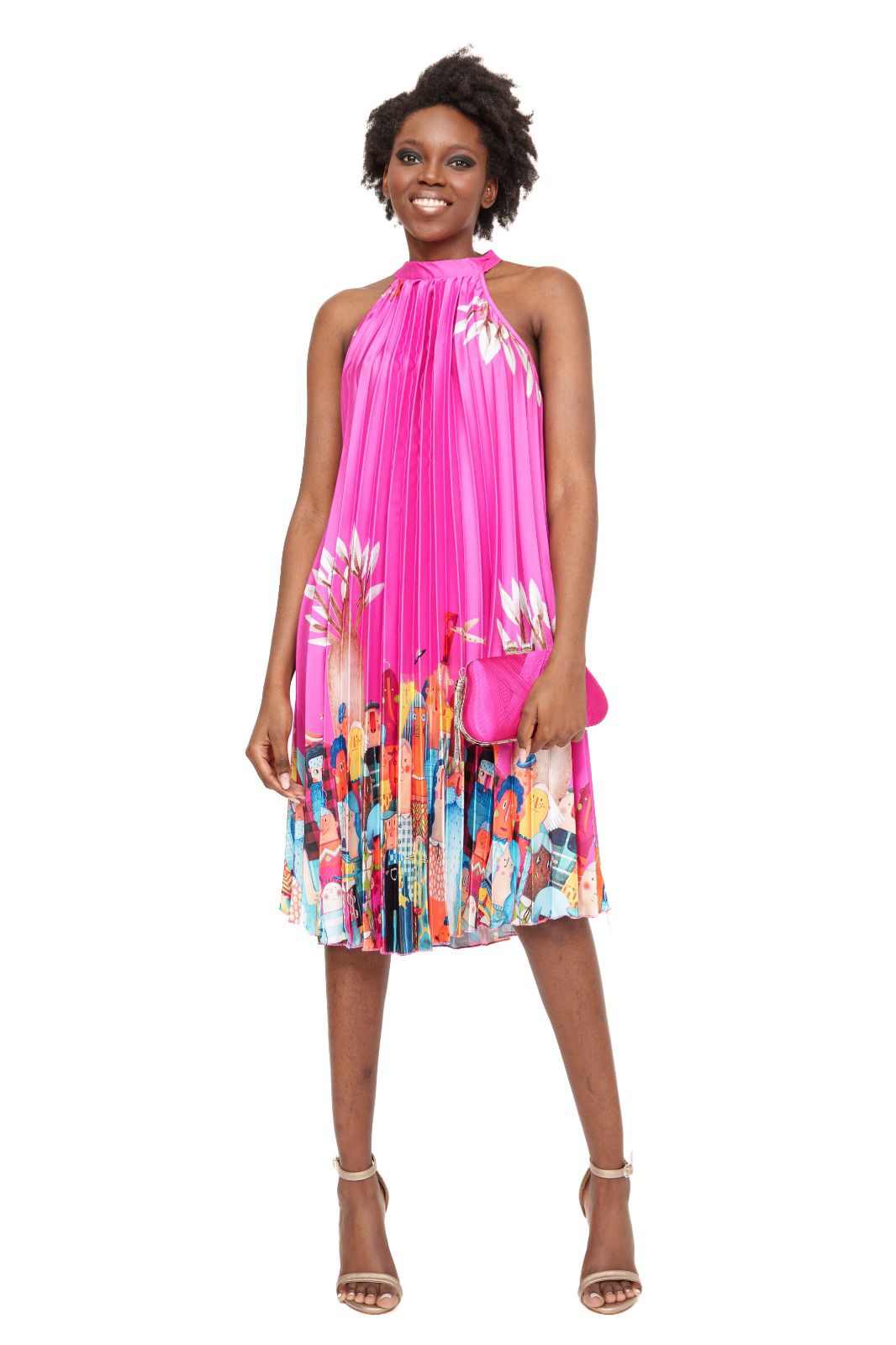 Rochie eleganta plisata