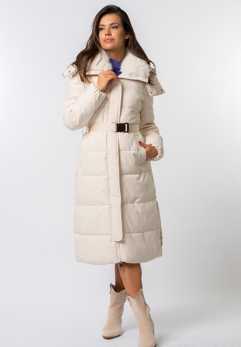 Geaca lunga impermeabila cu gluga detasabila