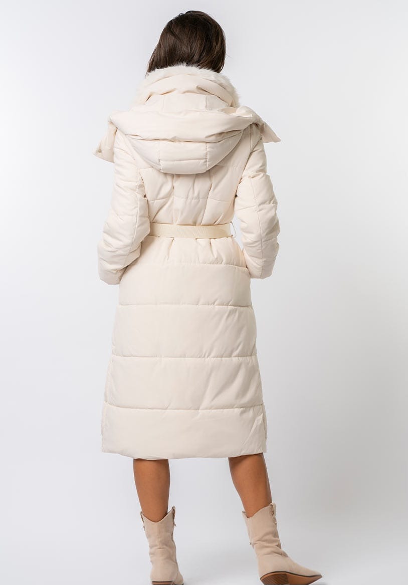 Geaca lunga impermeabila cu gluga detasabila