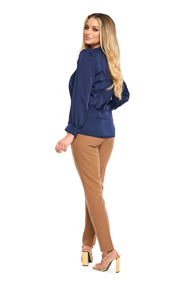 Bluza de satin cu decolteu in V