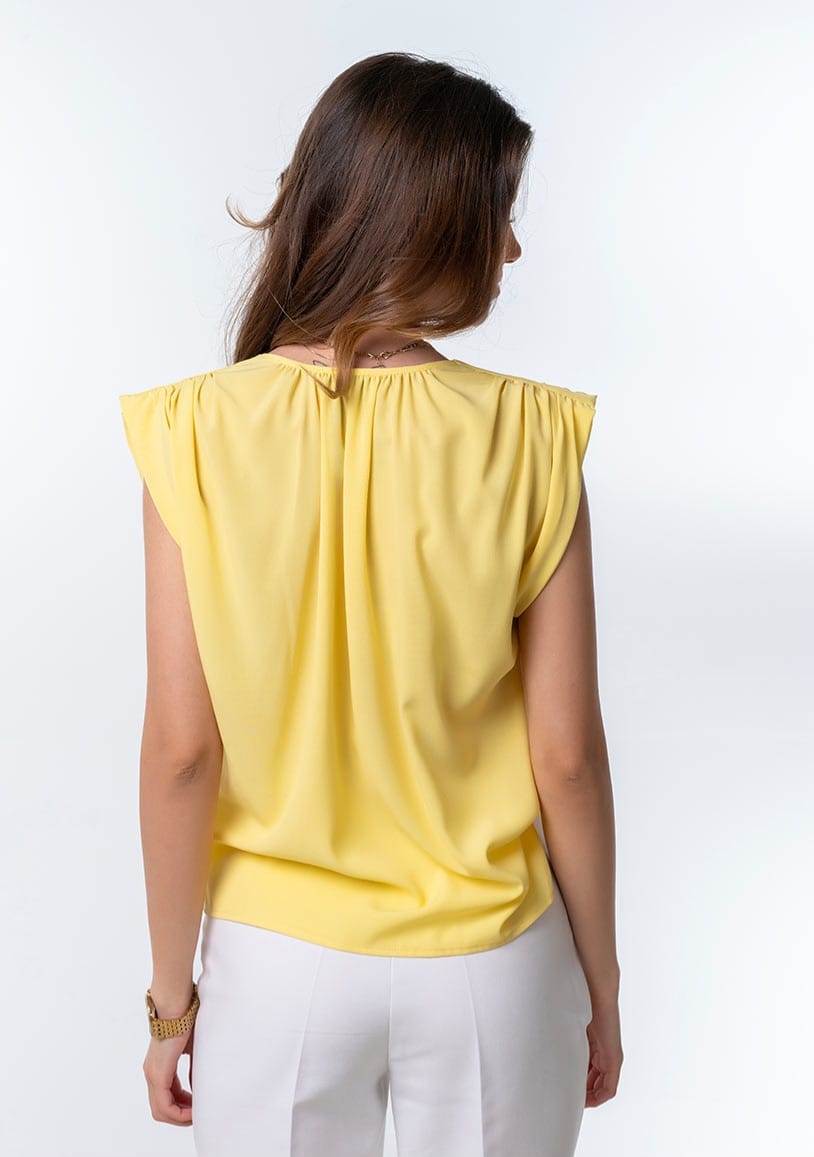 Bluza eleganta din tesatura uni