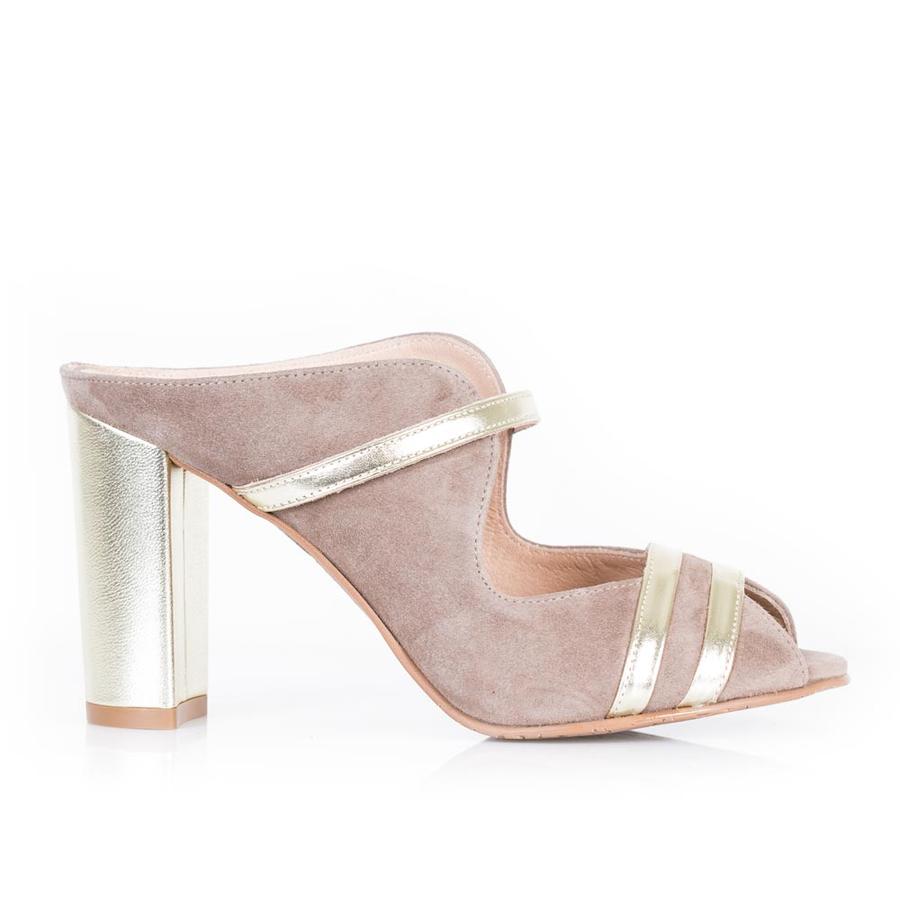 Sandale decupate cu toc Brenda Zaro