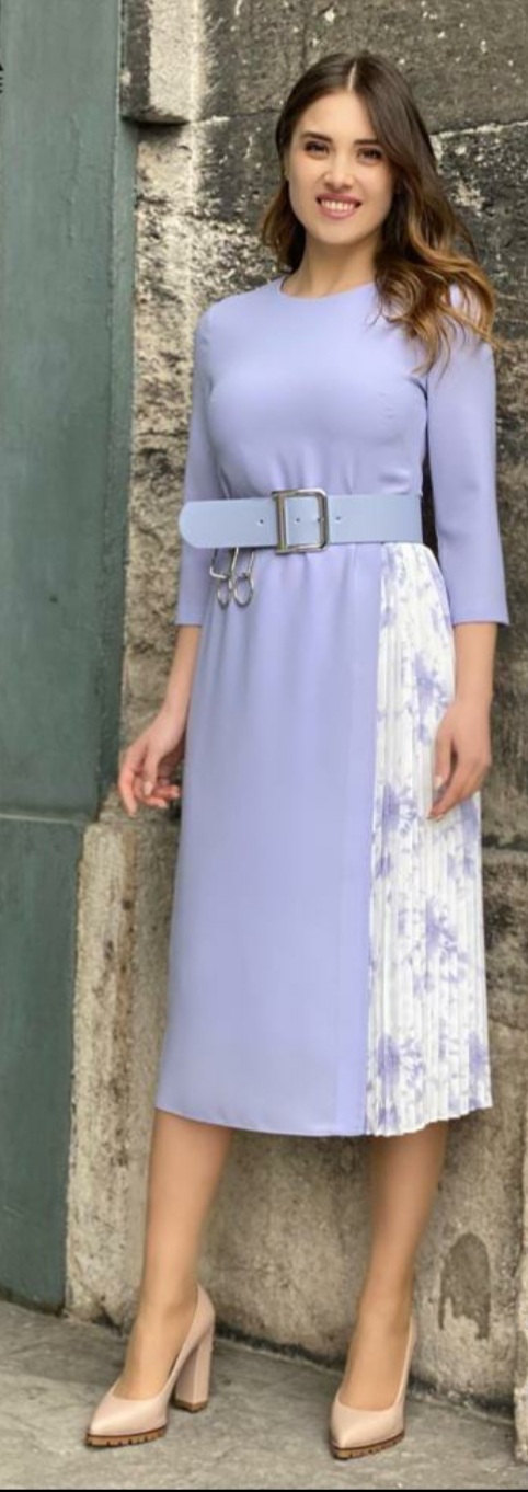 Rochie casual cu maneca 3/4