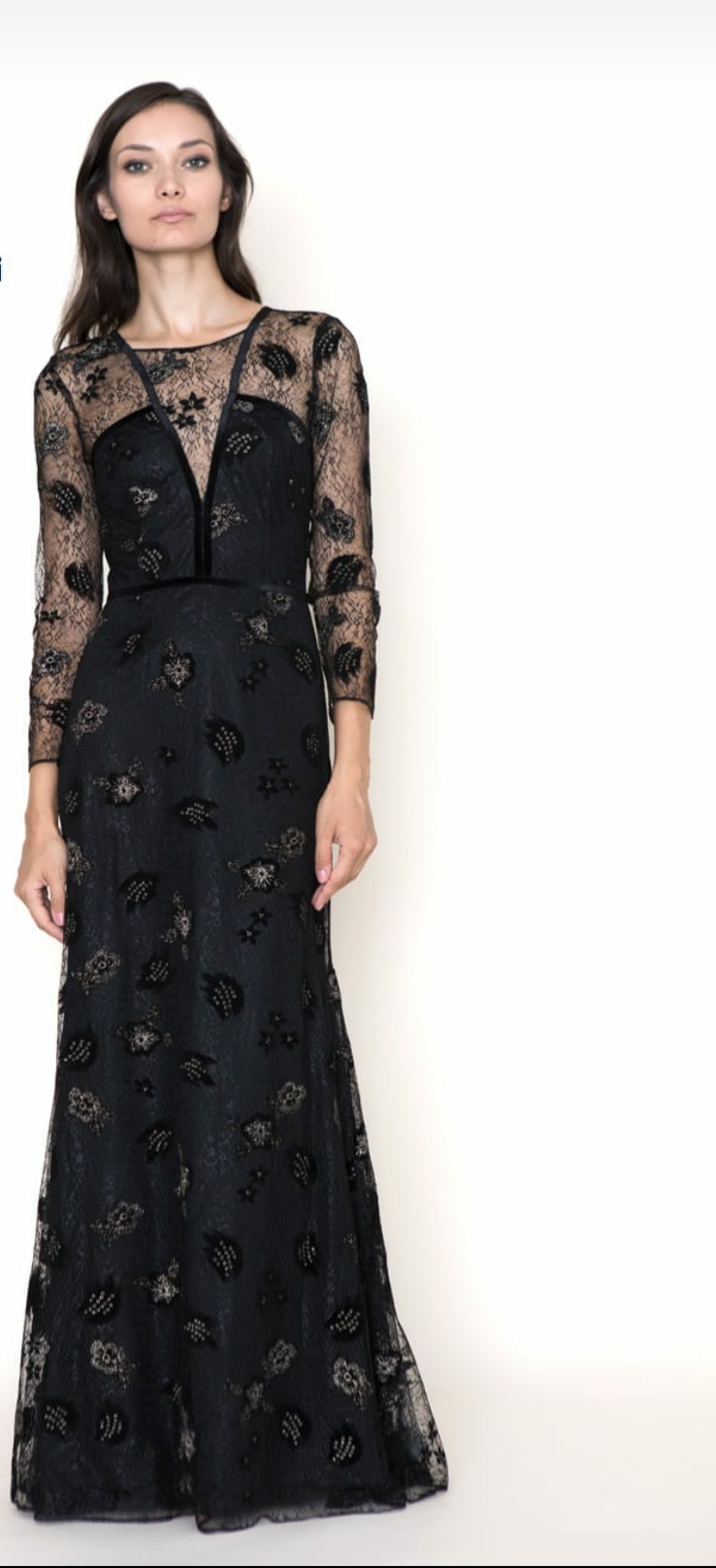 Rochie eleganta cu insertii din dantela