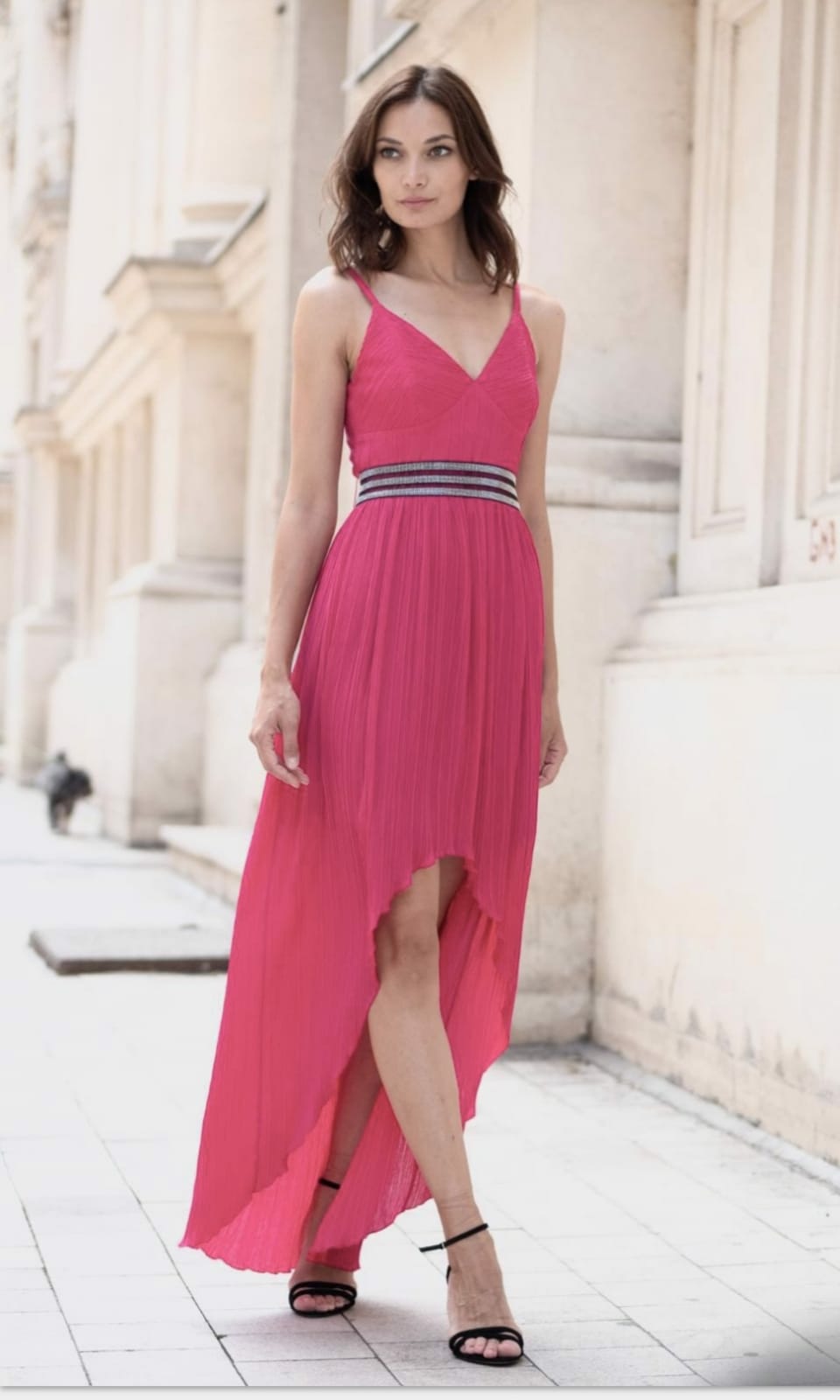 Rochie eleganta asimetrica 