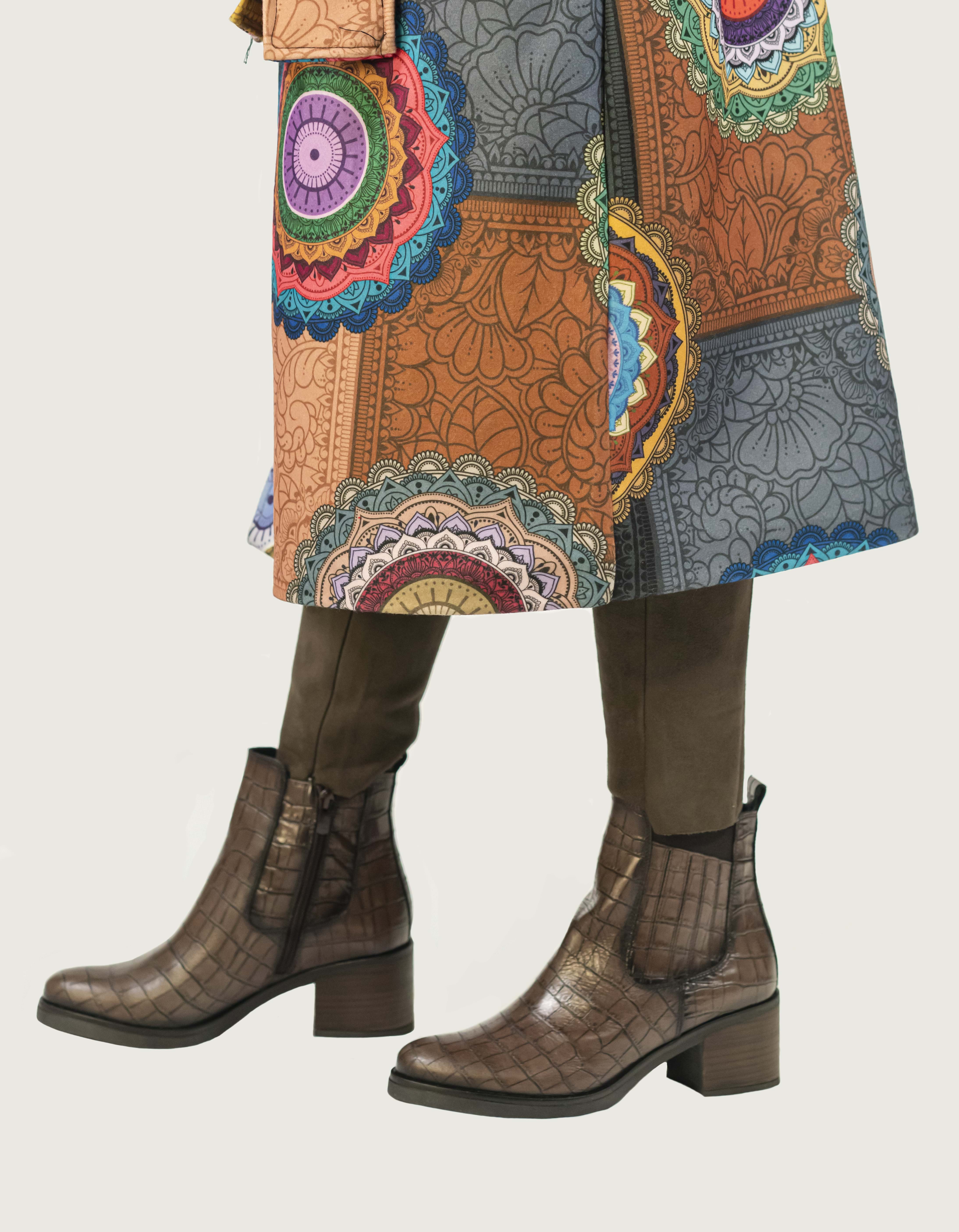 Botine confortabile din piele naturala