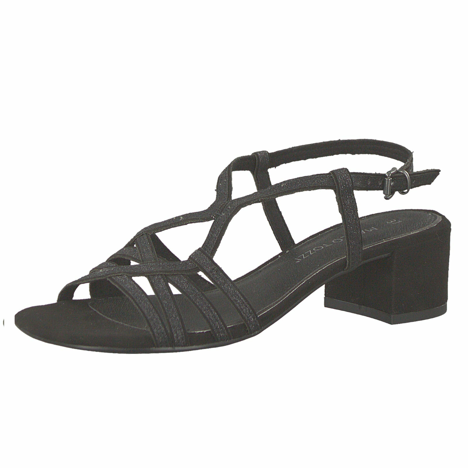 Sandale cu toc patrat