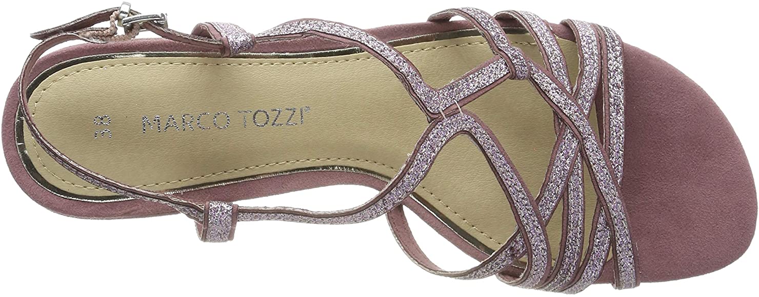 Sandale cu toc patrat