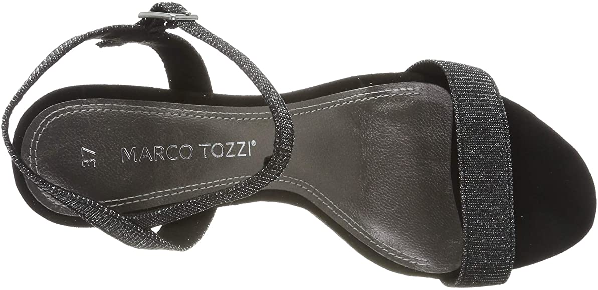 Sandale cu toc si barete sidefate