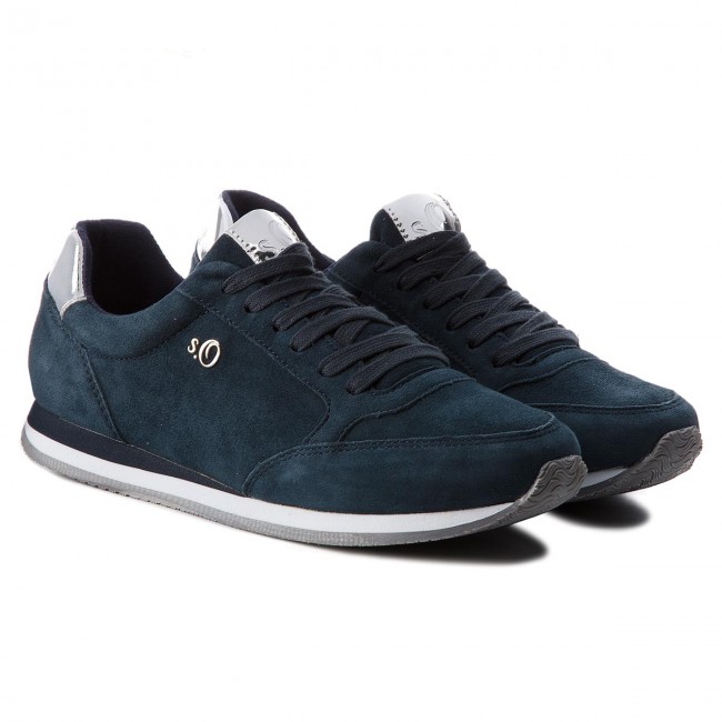 Sneakers din piele naturala