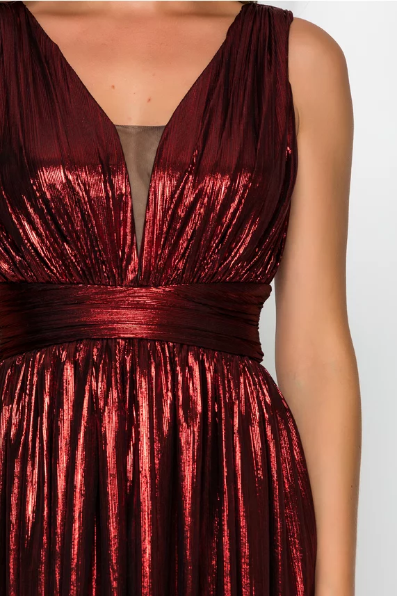 Rochie eleganta din tesatura satinata