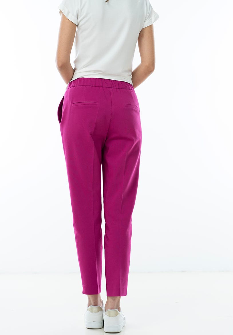 Pantaloni din tercot elastic cu buzunare laterale